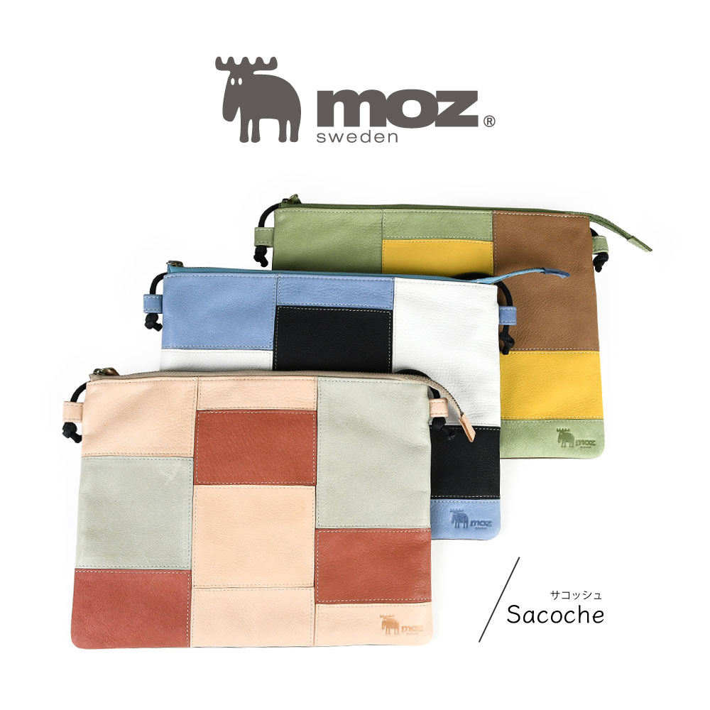 楽天市場】moz モズ サコッシュ ミニショルダーバッグ 本革 クラッチ