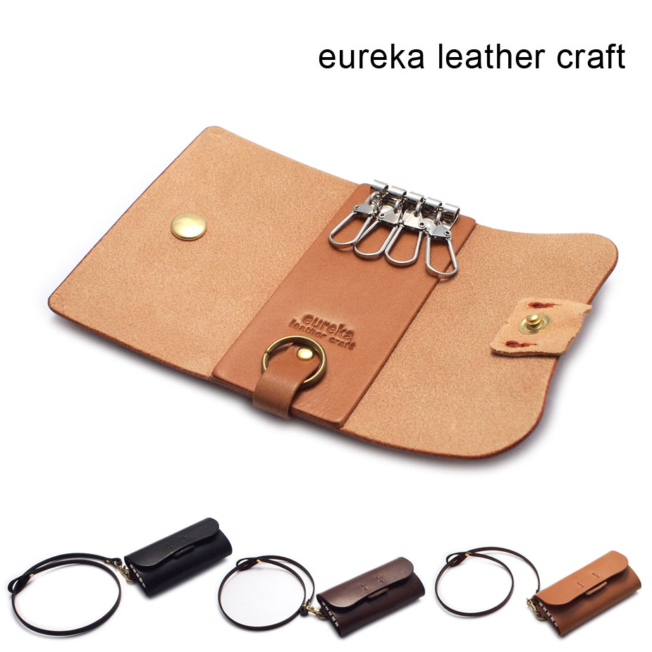 楽天市場 キーケース 4連 フックレース ヌメ革 本革 日本製 Eureka Leathercraft ユリカレザークラフト 2 4df おさいふやさん