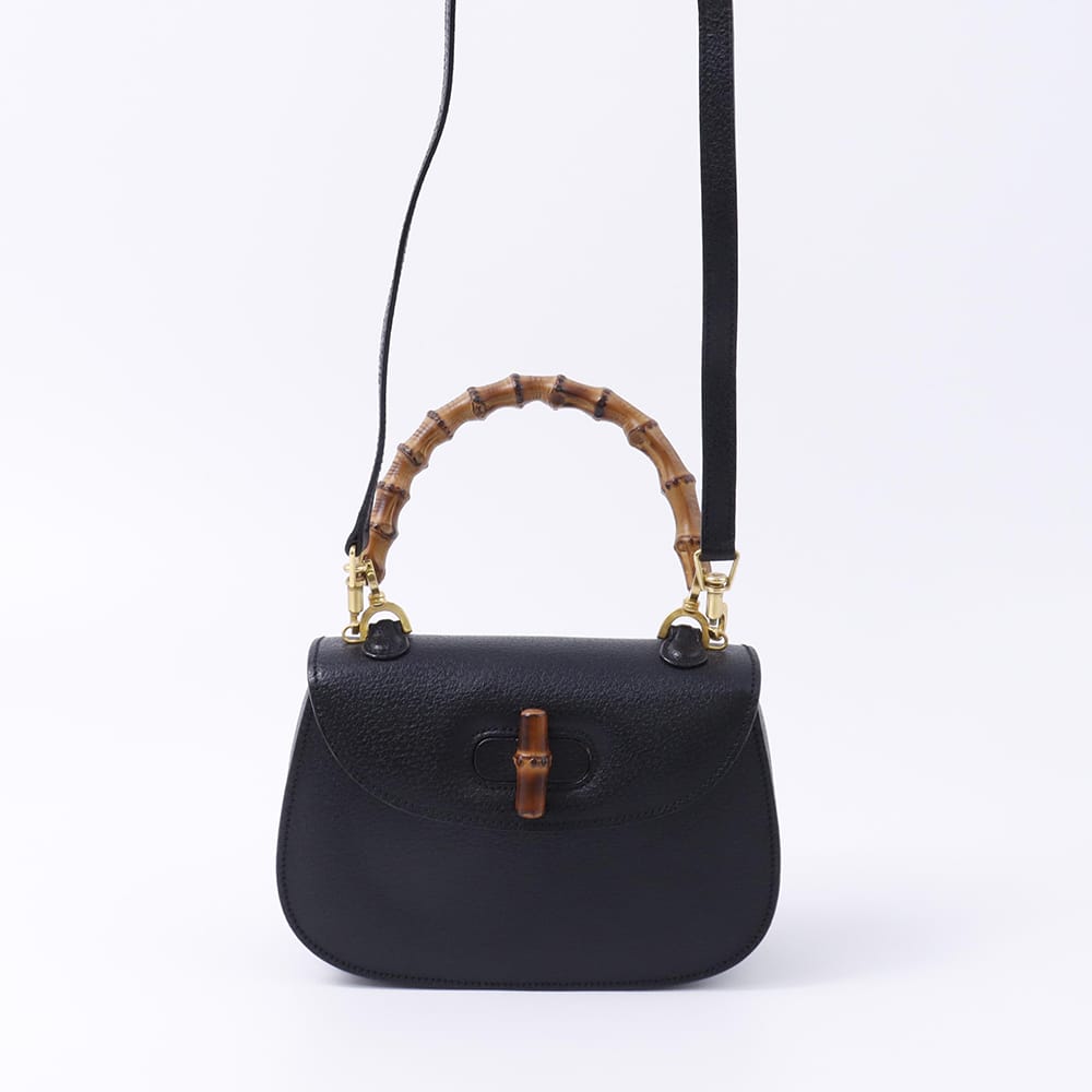 楽天市場】80s〜90s OLD GUCCI Bamboo 2way Hand Bag 茶 オールド