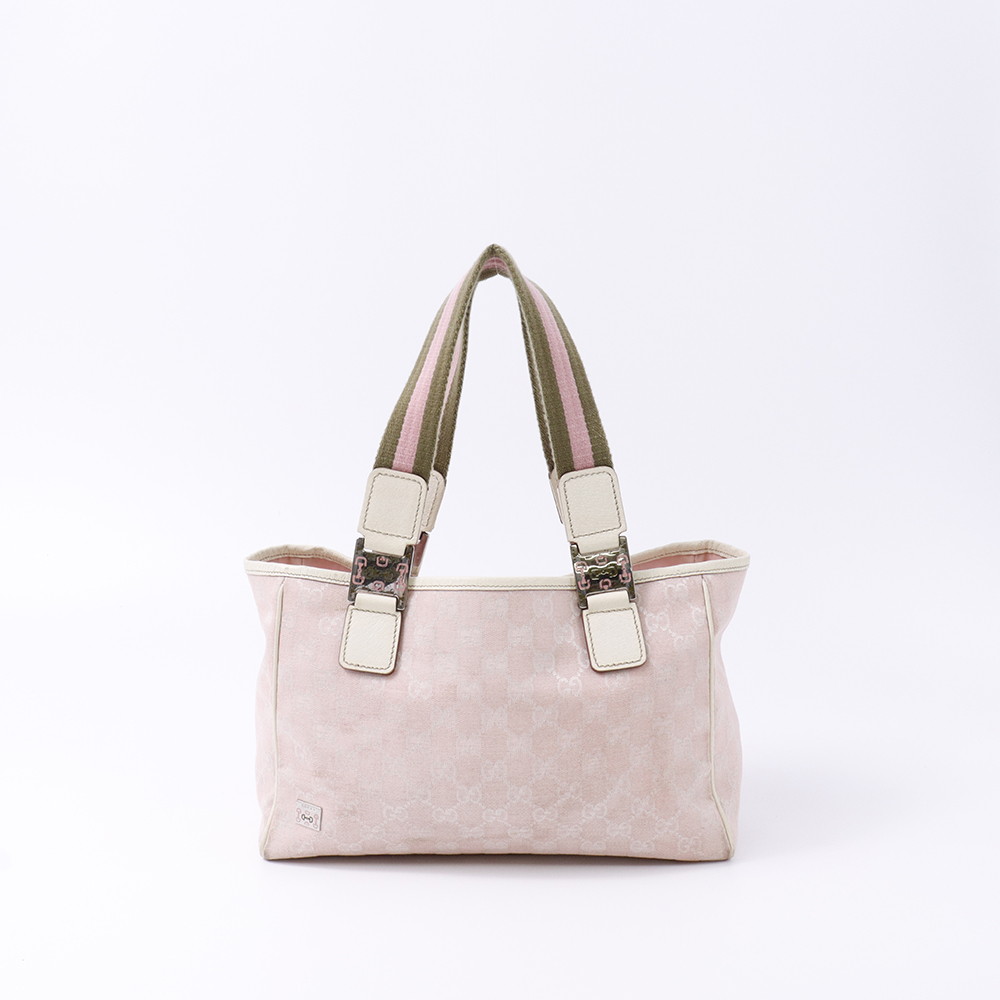 楽天市場】グッチ トートバッグ GGキャンバス シェリーライン 131233