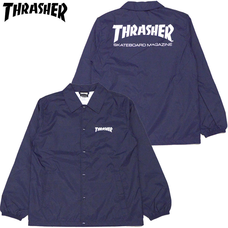 【楽天市場】スラッシャー THRASHER MAG NYLON COACH JKT