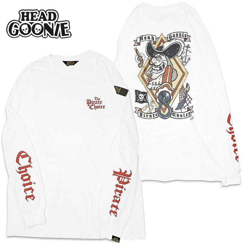 楽天市場】ヘッドグーニー HEADGOONIE PIRATECHOICE LONGSLEEVE T