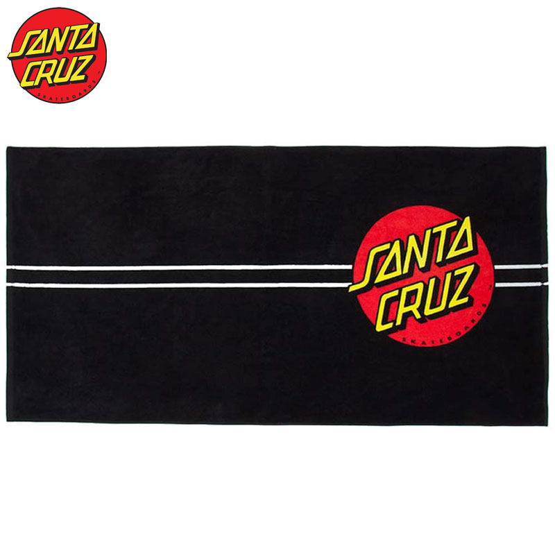 サンタ船旅 Santa Cruz Classic Dot Towel 黒奴 無法者 Black サンタクルーズ手拭 Santa Cruzタオル サンタクルーズビーチタオル Santa Cruzビーチタオル サンタクルーズグッズ Santa Cruzグッズ Yourdesicart Com