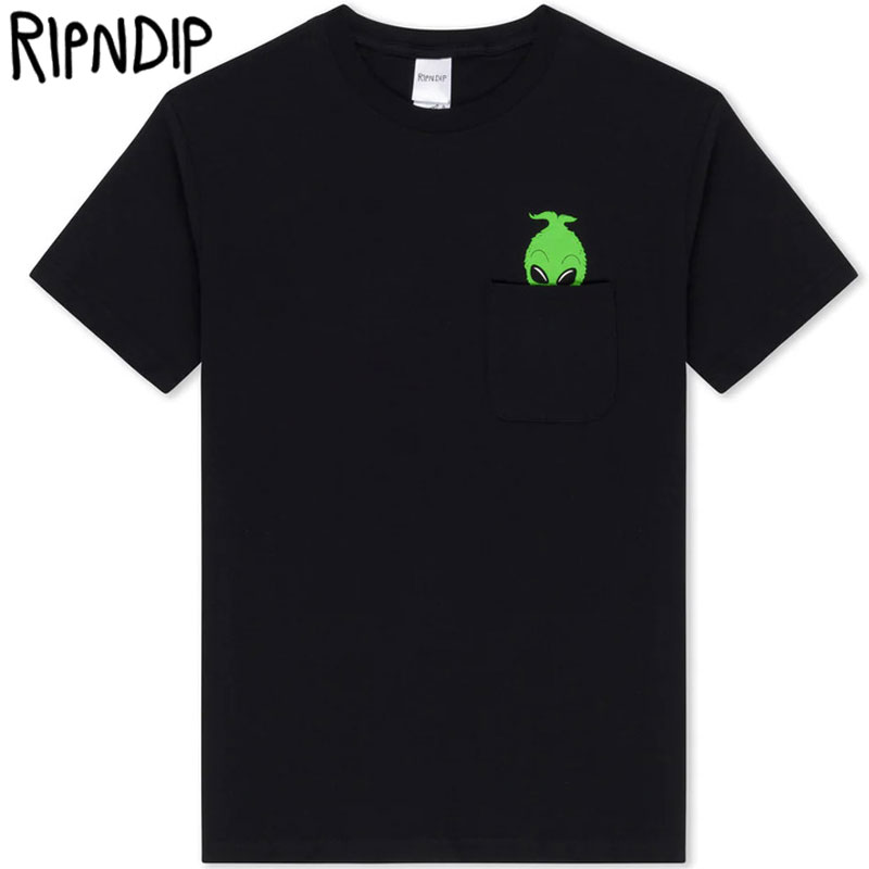 楽天市場】リップンディップ RIPNDIP CAVENERM TEE ( ブルー 青