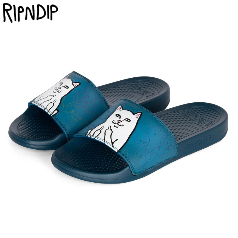 楽天市場】リップンディップ RIPNDIP LORD NERMAL SLIDES(ブラック 黒 