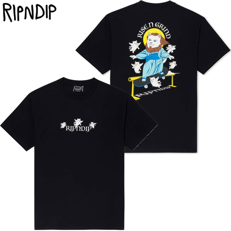 楽天市場】リップンディップ RIPNDIP BAG OF PUSS TEE(ブラック