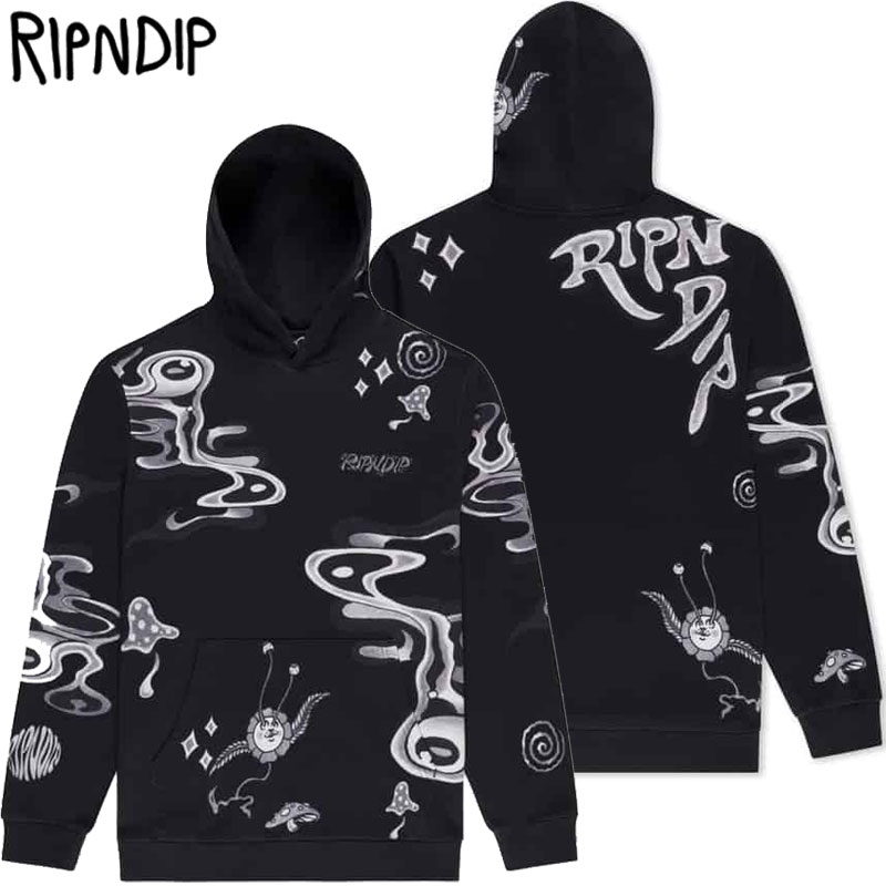 楽天市場】RIPNDIP パーカー リップンディップ X NERM HOODIE メンズ