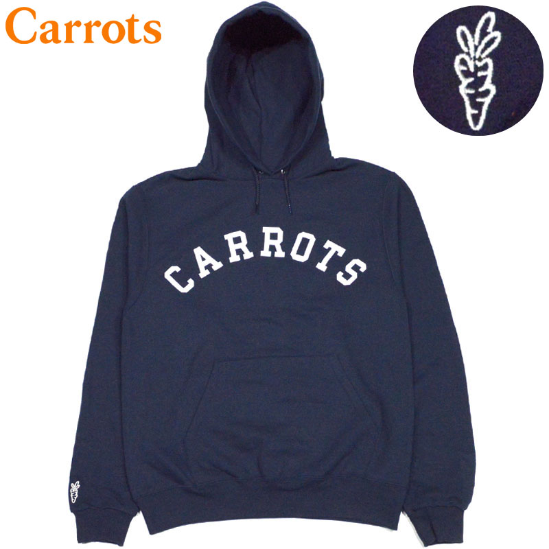 【楽天市場】キャロッツ Carrots CHAMPION COLLEGIATE HOODIE(ネイビー NAVY)キャロッツパーカ