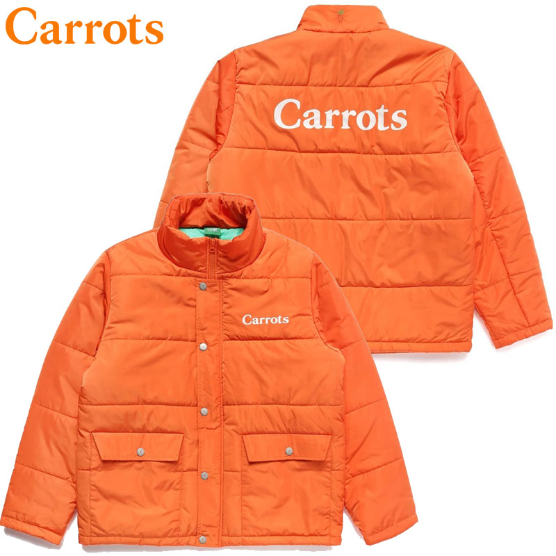 【楽天市場】【XLサイズ ラスト1点】送料無料 キャロッツ Carrots SPORT PUFFER JACKET(オレンジ ORANGE)キ
