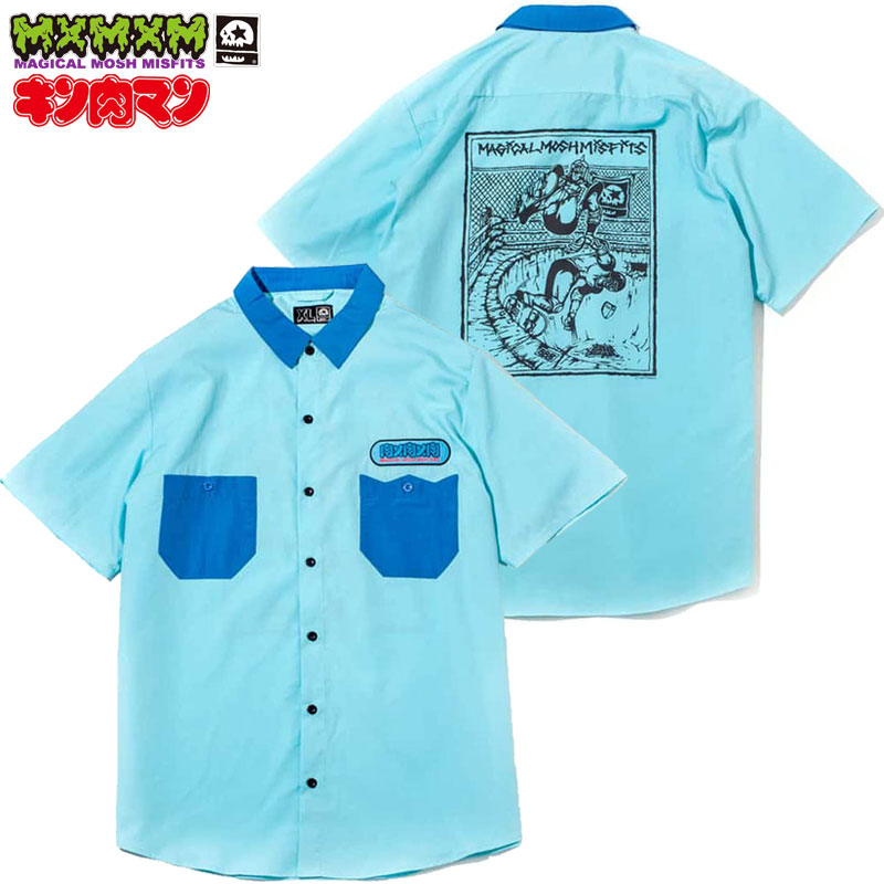 楽天市場】送料無料 リップンディップ RIPNDIP PABLO BUTTON UP(ブルー