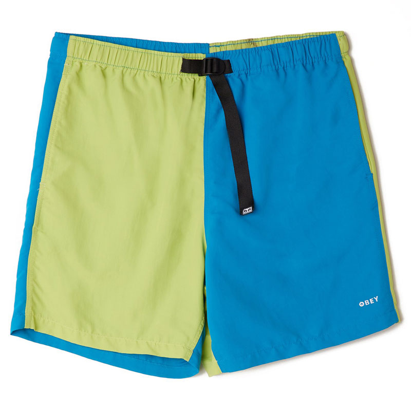 【楽天市場】オベイ Obey Easy Relaxed Recess Short Lime Multi オベイショーツ Obeyショーツ オベ