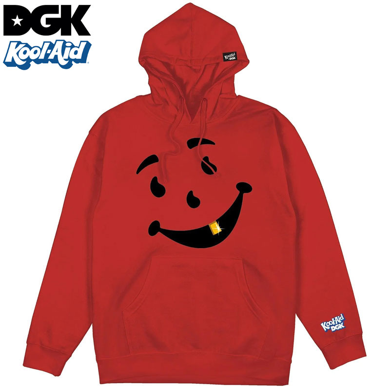 【楽天市場】送料無料 ディージーケー DGK x KOOL AID THIRST HOODED FLEECE ( レッド 赤 RED ) ディージーケーパーカ DGKパーカ ディージーケーフー