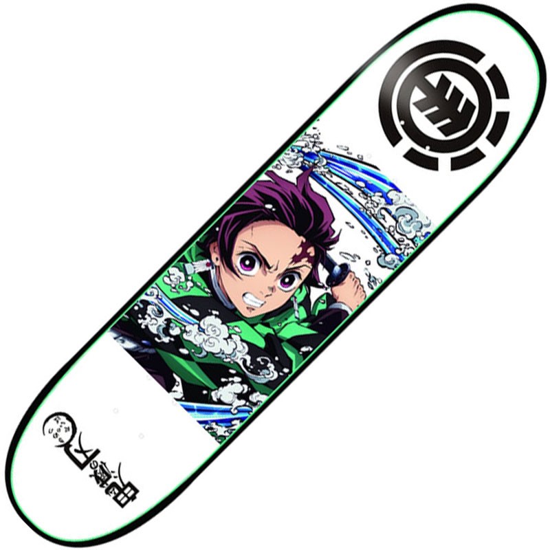 エレメント Element スケボー スケートボード 漫画 デッキ Deck 吾峠呼世晴 エレメント Element X 鬼滅の刃 鬼滅の刃 Kimetsu Tanjiro 2 Deck エレメントデッキ Elementデッキ エレメントスケートボード Elementスケートボード エレメント スケボー Elementスケボー 鬼滅の