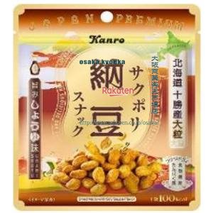 大阪京菓ZRカンロ　２１Ｇ　サクポリ納豆スナック旨みしょうゆ味×80個【送料無料（沖縄は別途送料）】【新x】 15,525円
