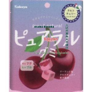 大阪京菓 ZRxカバヤ食品 58G ピュアラルグミタルトチェリー×192個 税
