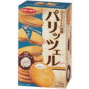 大阪京菓 ZRxイトウ製菓　１２枚 パリッツェル　芳醇バニラクリーム×72個【xws6】【送料無料（沖縄は別途送料）】