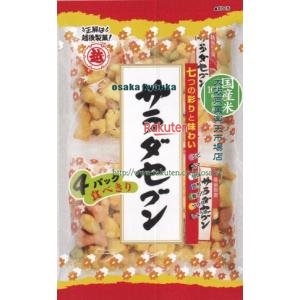 大阪京菓 ZRx越後製菓　９０Ｇ サラダセブン４Ｐ×12個【xecos6】【エコ配 送料無料 （沖縄県配送不可 時間指定と夜間お届け不可）】