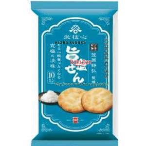 大阪京菓 ZRx岩塚製菓　１０枚 旨塩せん×24個【xws6】【送料無料（沖縄は別途送料）】