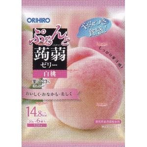 大阪京菓 ZRxオリヒロ　１２０Ｇ ぷるんと蒟蒻ゼリーパウチ白桃×96個【xrs6】【送料無料（沖縄は別途送料）】