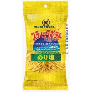 大阪京菓 ZRxコイケヤ　３４Ｇ スリムバッグスティックポテトのり塩×96個【xra5】【送料無料（沖縄は別途送料）】