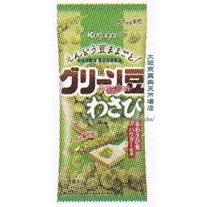 大阪京菓 ZRx春日井製菓　３８Ｇ スリムグリーン豆わさび×60個【xecos6】【エコ配 送料無料 （沖縄県配送不可 時間指定と夜間お届け不可）】