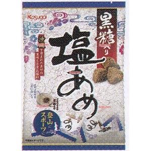大阪京菓 ZRx春日井製菓　７９Ｇ Ａ黒糖入り塩あめ×24個【xecos6】【エコ配 送料無料 （沖縄県配送不可 時間指定と夜間お届け不可）】