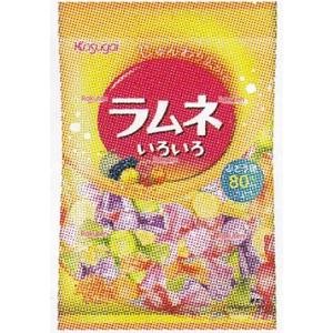 大阪京菓 ZRx春日井製菓　８０Ｇ Ｎラムネいろいろ×24個【xecos6】【エコ配 送料無料 （沖縄県配送不可 時間指定と夜間お届け不可）】