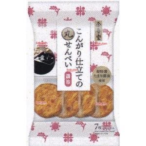 大阪京菓 ZRx金吾堂　７枚 丸せんべい醤油×80個【xrs6】【送料無料（沖縄は別途送料）】