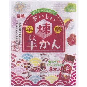 大阪京菓 ZRx金城製菓　８本 おいしい煉ようかん×20個【xs6】【送料無料（沖縄は別途送料）】