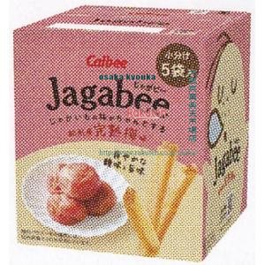 大阪京菓 ZRxカルビー　７５Ｇ ＪａＧａｂｅｅ紀州産完熟梅味×36個【xes6】【送料無料（沖縄は別途送料）】