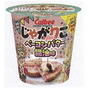 大阪京菓 ZRxカルビー　５２Ｇ じゃがりこベーコンバター醤油味×24個【xws6】【送料無料（沖縄は別途送料）】