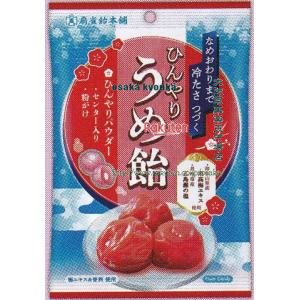 大阪京菓 ZRx扇雀飴本舗　７０Ｇ ひんやりうめ飴×20個【xecos6】【エコ配 送料無料 （沖縄県配送不可 時間指定と夜間お届け不可）】