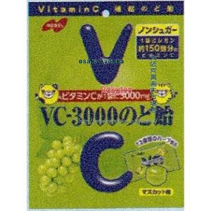 大阪京菓 ZRxノーベル製菓　９０Ｇ ＶＣ－３０００のど飴　マスカット味×192個【xrs6】【送料無料（沖縄は別途送料）】