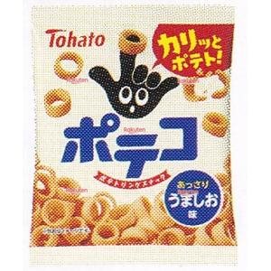 大阪京菓 ZRx東ハト　２１Ｇ ポテコ　うましお味×168個【xes6】【送料無料（沖縄は別途送料）】