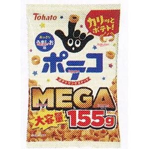 大阪京菓 ZRx東ハト　１５５Ｇ ＭＥＧＡ大容量ポテコ　うましお味×48個【xws6】【送料無料（沖縄は別途送料）】