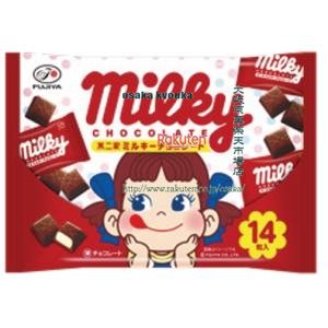 大阪京菓 ZRx不二家　１４粒 ミルキーチョコレート袋【チョコ】×120個【xrs6】【送料無料（沖縄は別途送料）】