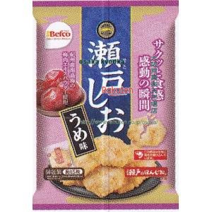 大阪京菓 ZRxベフコ栗山米菓　７１Ｇ 瀬戸しおうめ味×24個【xws6】【送料無料（沖縄は別途送料）】