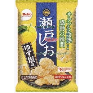 大阪京菓 ZRxベフコ栗山米菓　７６Ｇ 瀬戸しお　ゆず塩味×48個【xrs6】【送料無料（沖縄は別途送料）】