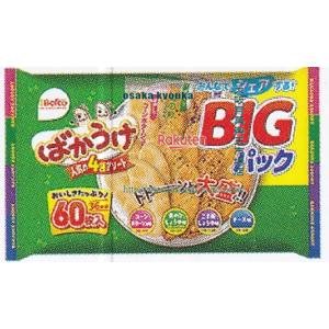 大阪京菓 ZRxベフコ栗山米菓　６０枚 ＢＩＧパックばかうけアソート×6個【xs6】【送料無料（沖縄は別途送料）】