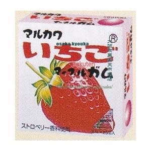 大阪京菓 ZRxマルカワ　２５個 ビッグサイズいちごマーブルガム&times;60個【xea5】【送料無料（北海道 沖縄は別途送料）】｜大阪京菓店