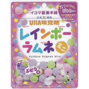 大阪京菓 ZRxユーハ味覚糖　３０Ｇ レインボーラムネミニ　ぶどう味×144個【xws6】【送料無料（沖縄は別途送料）】