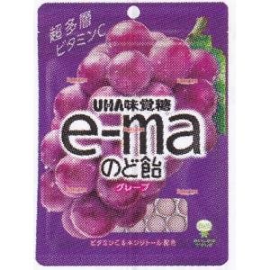 大阪京菓 ZRxユーハ味覚糖　５０Ｇ イーマのど飴中袋グレープ×288個【xrs6】【送料無料（沖縄は別途送料）】