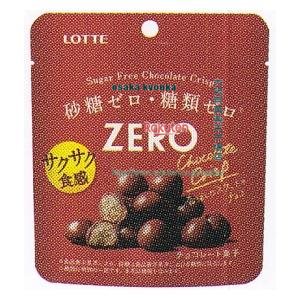 大阪京菓 ZRxロッテ　２８Ｇ ゼロシュガーフリーチョコレートクリスプ【チョコ】×270個【xes6】【送料無料（沖縄は別途送料）】
