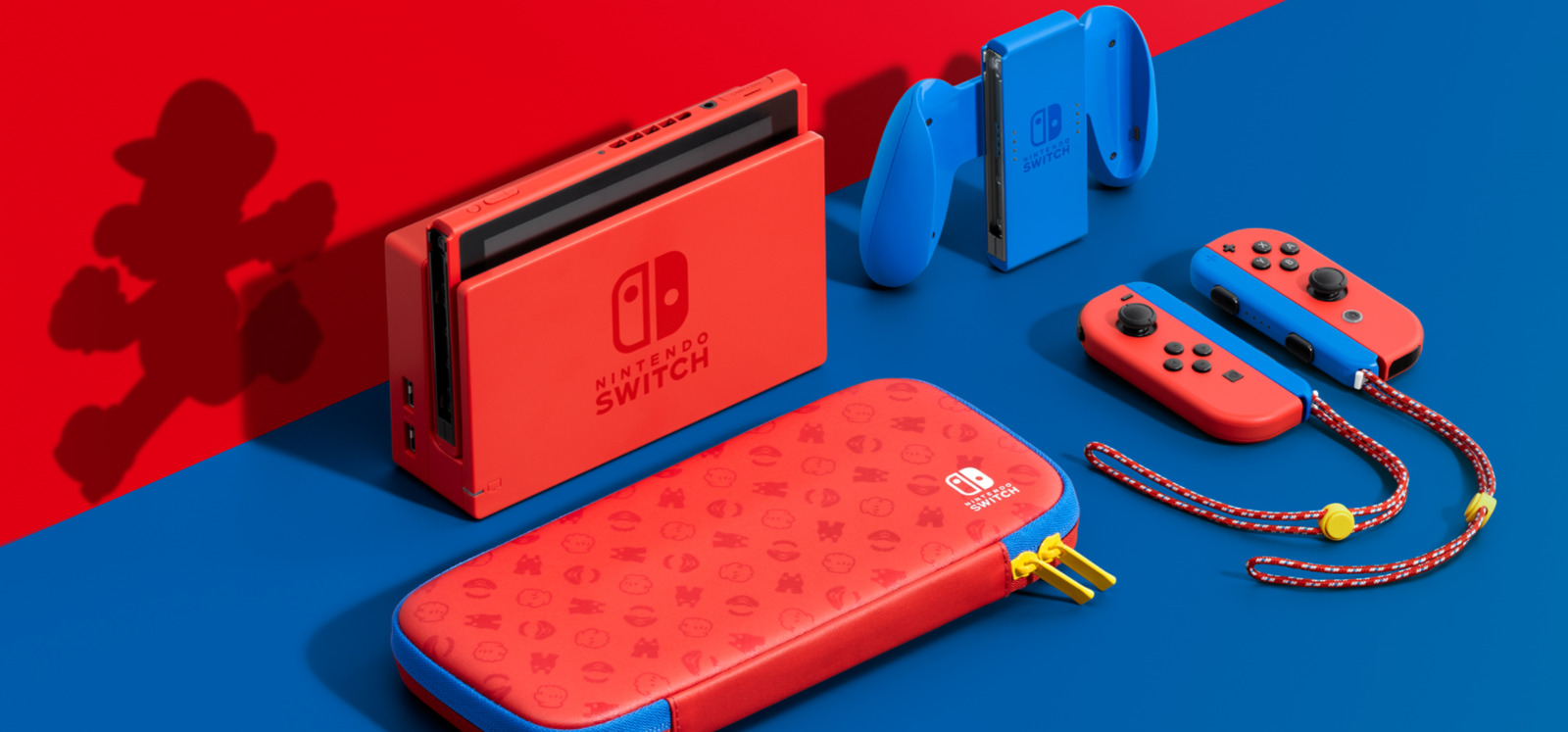 楽天市場 当日発送 送料無料 新品 任天堂 Nintendo Switch マリオレッド ブルー セット ニンテンドースイッチ 任天堂スイッチ 任天堂switch 人気商品 プレゼント 大阪本舗