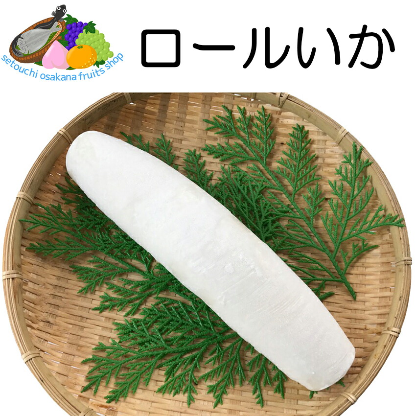 冷凍ロールいか 5kg 8本入 1本約600～700g 送料無料 業務用 アカイカ お徳用