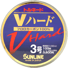 【４５％OFF！】サンライン（SUNLINE）トルネードVハード ７号 100m磯ライン・ハリス ※メール便発送はできません