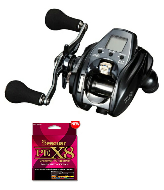ダイワ  22 シーボーグ 200JL-DH 左巻き PE生産ライン3号200m仕掛ける(シーガーPE X8) 電動木管 daiwa