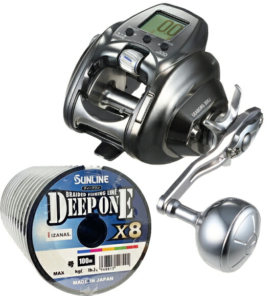 ダイワ  26 シーボーグ 300J (右巻) PE生産ライン3号400m仕掛ける (サンライン ディープワンX8) 電動木管に糸を巻いてお届けします daiwa