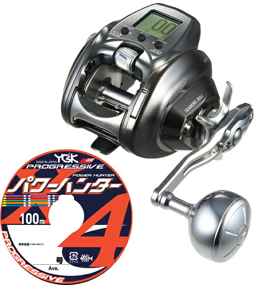 ダイワ  26 シーボーグ 300J (右巻) PE生産ライン4号300m仕掛ける (Xブレイド パワーハンタープログレッシブ) 電動木管に糸を巻いてお届けします daiwa