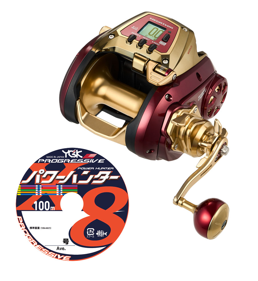 ダイワ 25 シーボーグ G1800M-RJ 右一巻き 10号1200m書き割り (よつあみ力強さ狩り人 プログレッシブ) 電動木管に糸を巻いてお届け daiwa